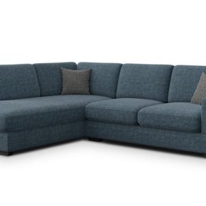 Sofa narożna 5 osobowa lewa OTTO, granatowa 805725 Sofa narożna 5 osobowa lewa OTTO, granatowa 805725