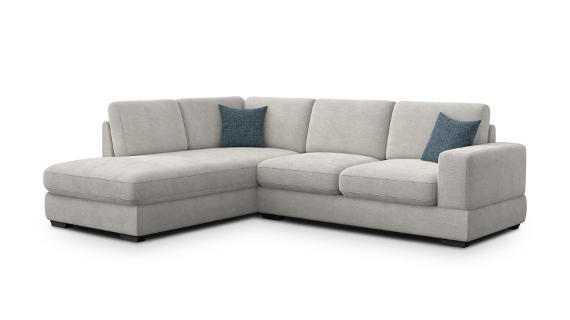 Sofa narożna 5 osobowa lewa OTTO, kremowa 805753
