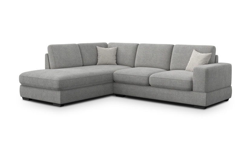 Sofa narożna 5 osobowa lewa OTTO, szara 805768