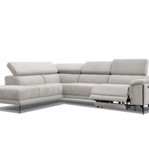 Sofa narożna 5 osobowa MATERA beżowa, 1 funkcja relaks 834070