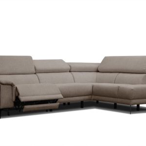 Sofa narożna 5 osobowa MATERA taupe, 1 funkcja relaks 834124 Sofa narożna 5 osobowa MATERA taupe, 1 funkcja relaks 834124