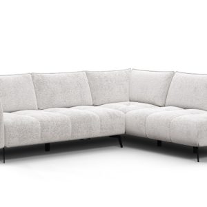 Sofa narożna 5 osobowa prawa AERA, ecru 805775 Sofa narożna 5 osobowa prawa AERA, ecru 805775