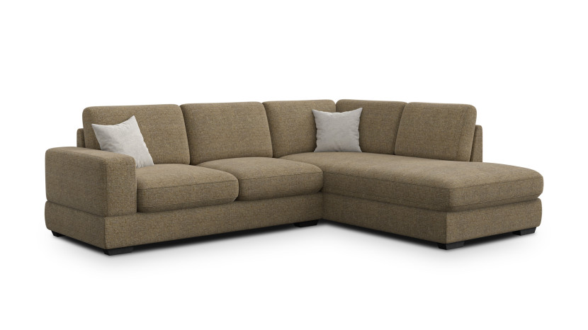 Sofa narożna 5 osobowa prawa OTTO, taupe 805722