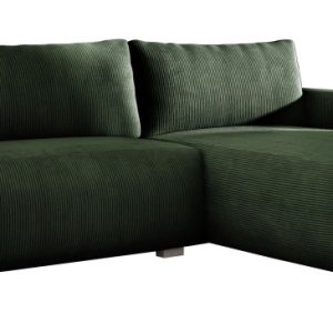 Sofa narożna butelkowa zieleń IMPERIAL funkcja spania 430573 Sofa narożna butelkowa zieleń IMPERIAL funkcja spania 430573