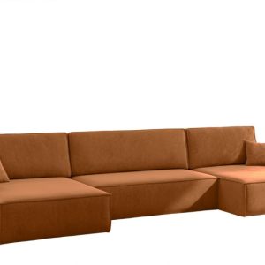Sofa Narożna Carlos z Funkcją Spania Tkanina Salvador Brązowy 659351 Sofa Narożna Carlos z Funkcją Spania Tkanina Salvador Brązowy 659351