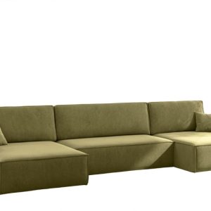 Sofa Narożna Carlos z Funkcją Spania Tkanina Salvador Oliwkowy 659391 Sofa Narożna Carlos z Funkcją Spania Tkanina Salvador Oliwkowy 659391