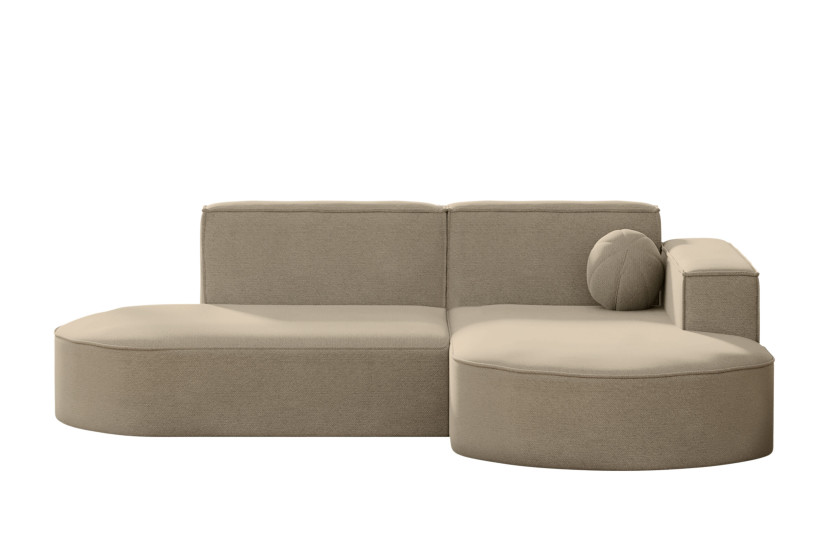 Sofa narożna, Designer Modena Studio Patio tkanina Artykuł Beżowy Prawy 570420