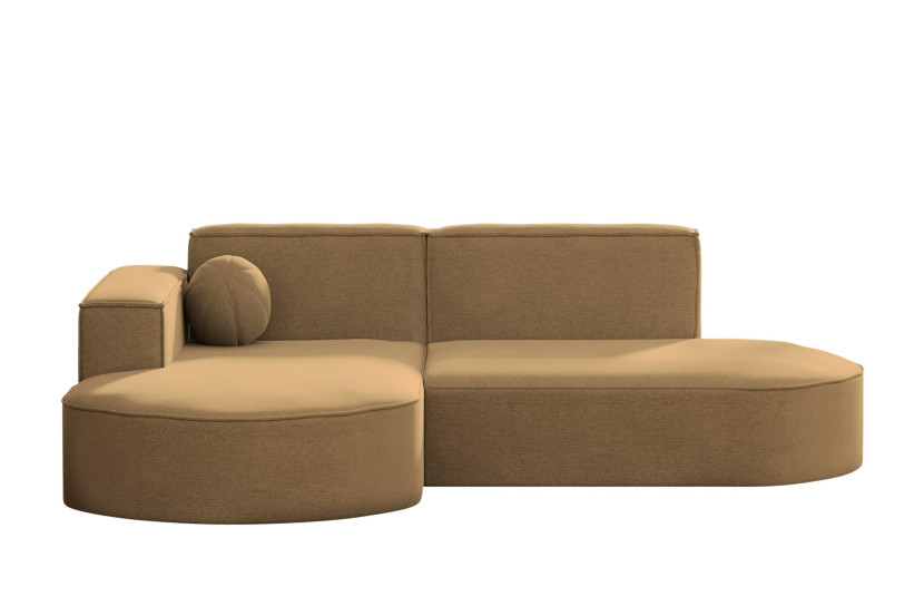 Sofa narożna, Designer Modena Studio Patio tkanina Artykuł Cappuccino Lewy 570472