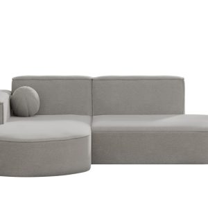 Sofa narożna, Designer Modena Studio Patio tkanina Artykuł Jasnoszary Lewy 570455 Sofa narożna, Designer Modena Studio Patio tkanina Artykuł Jasnoszary Lewy 570455