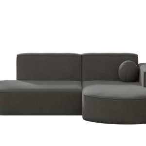 Sofa narożna, Designer Modena Studio Patio tkanina Artykuł Szary Prawy 570419 Sofa narożna, Designer Modena Studio Patio tkanina Artykuł Szary Prawy 570419