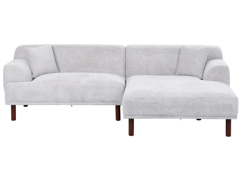 Sofa narożna lewostronna szara 598780