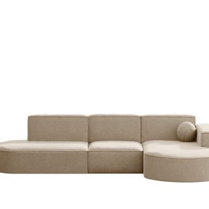 Sofa narożna ogrodowa, kanapa, Designer Modena L Patio Beżowy Prawy 570412 Sofa narożna ogrodowa, kanapa, Designer Modena L Patio Beżowy Prawy 570412