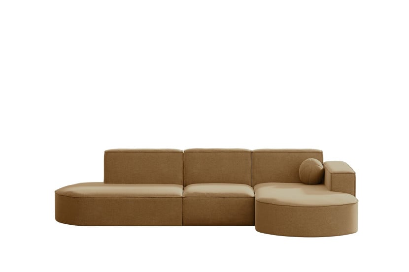 Sofa narożna ogrodowa, kanapa, Designer Modena L Patio Cappuccino Prawy 570448