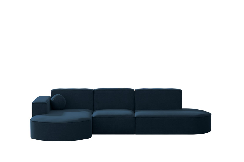 Sofa narożna ogrodowa, kanapa, Designer Modena L Patio Granatowy Lewy 570437