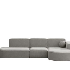Sofa narożna ogrodowa, kanapa, Designer Modena L Patio Jasnoszary Prawy 570439 Sofa narożna ogrodowa, kanapa, Designer Modena L Patio Jasnoszary Prawy 570439