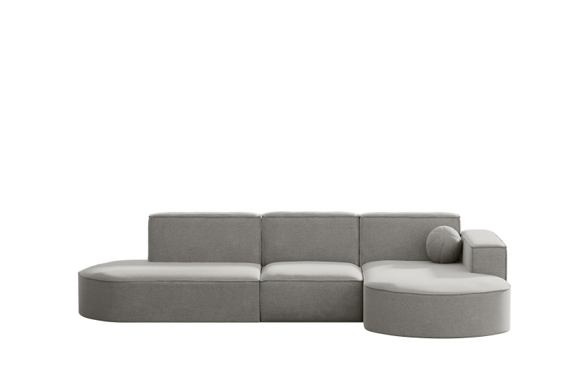 Sofa narożna ogrodowa, kanapa, Designer Modena L Patio Jasnoszary Prawy 570439