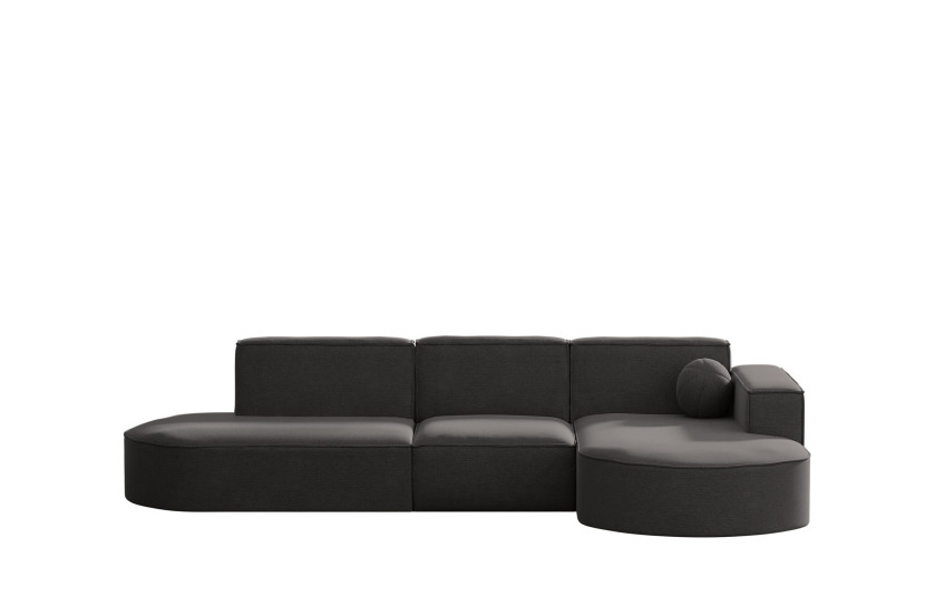 Sofa narożna ogrodowa, kanapa, Designer Modena L Patio Szary Prawy 570471