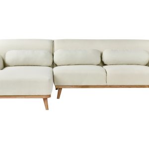 Sofa narożna prawostronna złamana biel 451986 Sofa narożna prawostronna złamana biel 451986