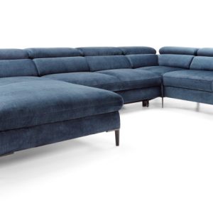 Sofa narożna SEUL U-2 w kolorze morskim z pojemnikiem na pościel Lewy 749818 Sofa narożna SEUL U-2 w kolorze morskim z pojemnikiem na pościel Lewy 749818