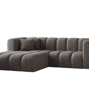 Sofa narożna w kształcie litery L, Grand tkanina Haga Grafitowy Lewy 525448 Sofa narożna w kształcie litery L, Grand tkanina Haga Grafitowy Lewy 525448