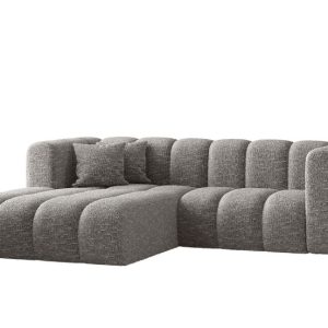 Sofa narożna w kształcie litery L, Grand tkanina Haga Jasnoszary Lewy 525451 Sofa narożna w kształcie litery L, Grand tkanina Haga Jasnoszary Lewy 525451
