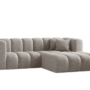 Sofa narożna w kształcie litery L, Grand tkanina Haga Jasnoszary Prawy 525483 Sofa narożna w kształcie litery L, Grand tkanina Haga Jasnoszary Prawy 525483