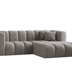 Sofa narożna w kształcie litery L, Grand tkanina Haga Szary Prawy 525444 Sofa narożna w kształcie litery L, Grand tkanina Haga Szary Prawy 525444