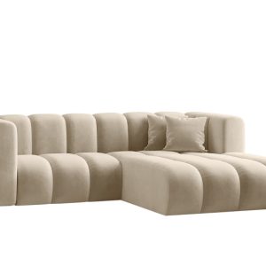 Sofa narożna w kształcie litery L, Grand tkanina Salvador Beżowy Prawy 525459 Sofa narożna w kształcie litery L, Grand tkanina Salvador Beżowy Prawy 525459