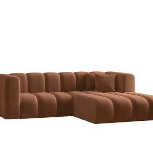 Sofa narożna w kształcie litery L, Grand tkanina Salvador Brązowy Prawy 525477 Sofa narożna w kształcie litery L, Grand tkanina Salvador Brązowy Prawy 525477