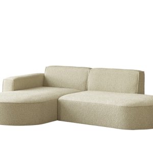 Sofa narożna w kształcie litery L, Modena tkanina Quelle Beżowy Lewy 648991 Sofa narożna w kształcie litery L, Modena tkanina Quelle Beżowy Lewy 648991