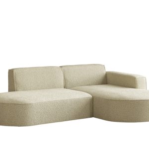 Sofa narożna w kształcie litery L, Modena tkanina Quelle Beżowy Prawy 648978 Sofa narożna w kształcie litery L, Modena tkanina Quelle Beżowy Prawy 648978