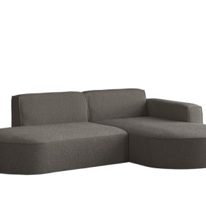 Sofa narożna w kształcie litery L, Modena tkanina Quelle Grafitowy Prawy 648993 Sofa narożna w kształcie litery L, Modena tkanina Quelle Grafitowy Prawy 648993