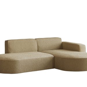 Sofa narożna w kształcie litery L, Modena tkanina Quelle Jasnobrązowy Prawy 648961 Sofa narożna w kształcie litery L, Modena tkanina Quelle Jasnobrązowy Prawy 648961