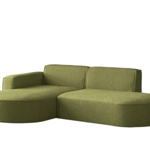 Sofa narożna w kształcie litery L, Modena tkanina Quelle Oliwkowy Lewy 648946 Sofa narożna w kształcie litery L, Modena tkanina Quelle Oliwkowy Lewy 648946