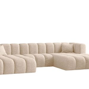 Sofa narożna w kształcie litery U, Grand modułowa z tkaniny Haga Ecru 636910 Sofa narożna w kształcie litery U, Grand modułowa z tkaniny Haga Ecru 636910