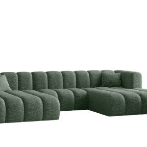 Sofa narożna w kształcie litery U, Grand modułowa z tkaniny Haga Zielony 636883 Sofa narożna w kształcie litery U, Grand modułowa z tkaniny Haga Zielony 636883