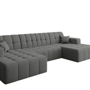 Sofa narożna w kształcie litery U Nimes, tkanina Portland Antracyt 719025 Sofa narożna w kształcie litery U Nimes, tkanina Portland Antracyt 719025