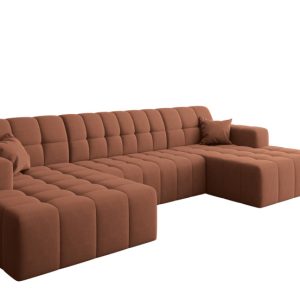 Sofa narożna w kształcie litery U Nimes, tkanina Portland Miedziany 718980 Sofa narożna w kształcie litery U Nimes, tkanina Portland Miedziany 718980