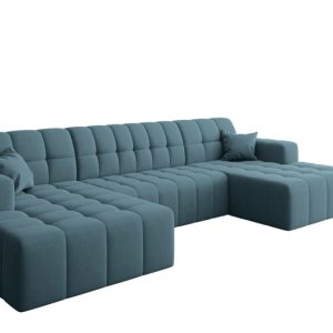 Sofa narożna w kształcie litery U Nimes, tkanina Portland Niebieski 719021 Sofa narożna w kształcie litery U Nimes, tkanina Portland Niebieski 719021