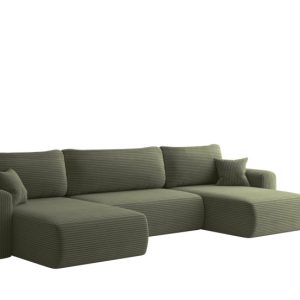 Sofa narożnik CAPRI U z funkcją spania, do salonu, jasnozielony 804195 Sofa narożnik CAPRI U z funkcją spania, do salonu, jasnozielony 804195