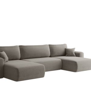 Sofa narożnik CAPRI U z funkcją spania, do salonu, szary 804215 Sofa narożnik CAPRI U z funkcją spania, do salonu, szary 804215