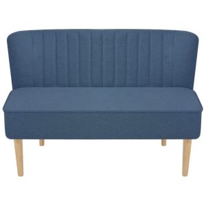 Sofa Niebieski Tkanina vidaXL 117599
