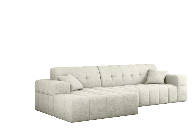 Sofa NIMES narożnik, tkanina Perfect Harmony, Ecru Lewostronny 679771
