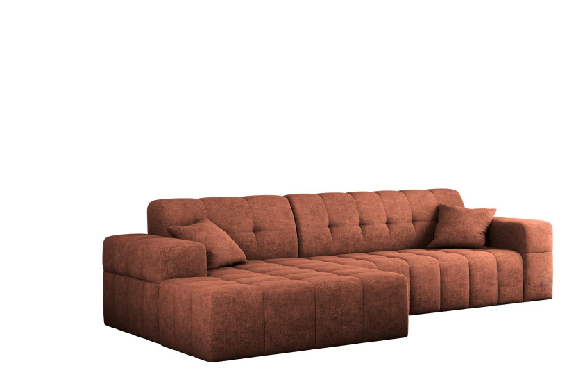 Sofa NIMES narożnik, tkanina Perfect Harmony, Miedziany Lewostronny 679778