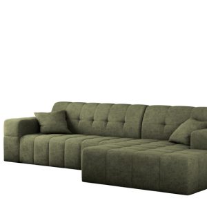 Sofa NIMES narożnik, tkanina Perfect Harmony, Zielony Prawostronny 679809 Sofa NIMES narożnik, tkanina Perfect Harmony, Zielony Prawostronny 679809