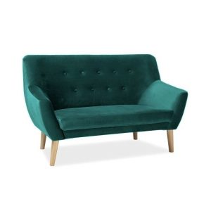 Sofa NORDIC 2 VELVET zielona 854069 Sofa NORDIC 2 VELVET zielona 854069