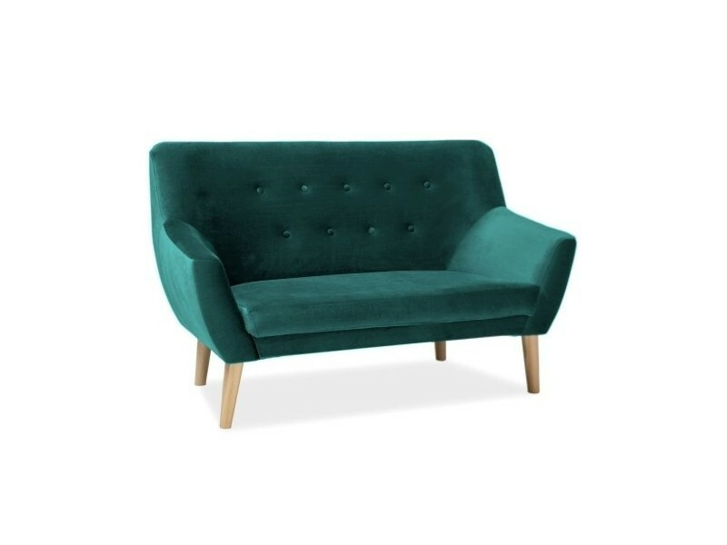 Sofa NORDIC 2 VELVET zielona 854069