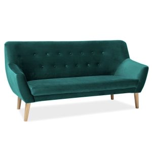Sofa NORDIC 3 VELVET zielona 854059 Sofa NORDIC 3 VELVET zielona 854059