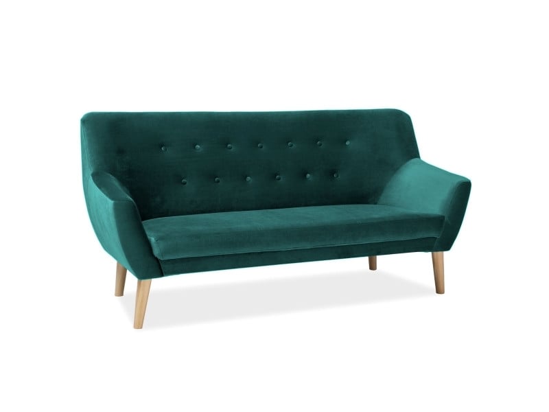 Sofa NORDIC 3 VELVET zielona 854059