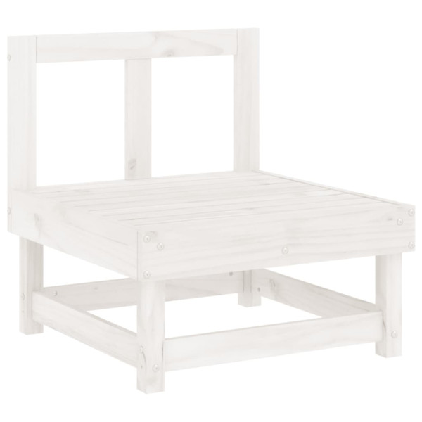 Sofa ogrodowa Biały Drewno sosnowe sofa środkowa vidaXL 386944